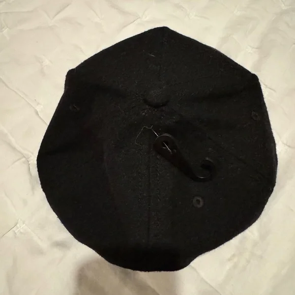Coal Black Men's Snapback Hat - Felt - Picture 3 of 3